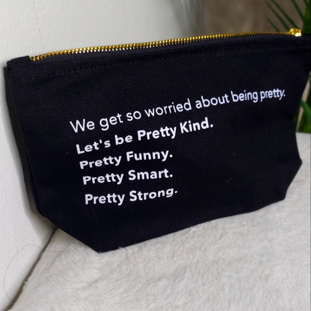 Let's be pretty cloth make up bag